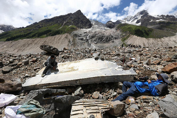 Un musée collecte les débris d'un avion de l'armée américaine qui s'est écrasé au Tibet pendant la Seconde Guerre mondiale