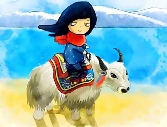 Dessins animés dépeignant le Tibet